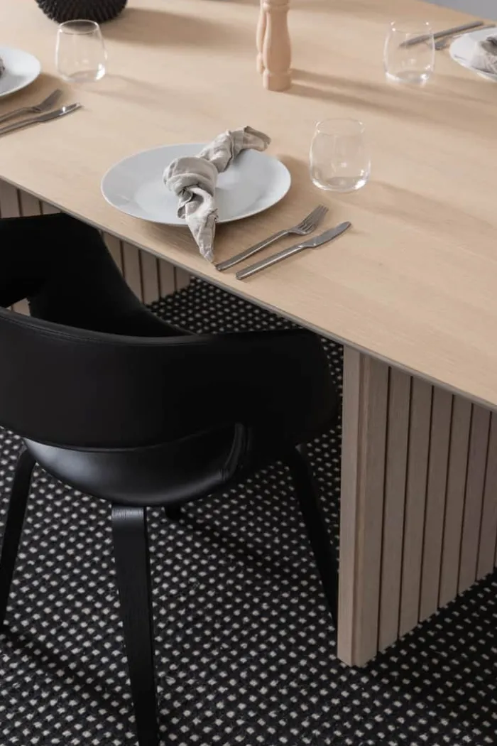 CASA Living Christo Spisebord B 105 x H 75 x L 220 cm - Egetræsfiner - Hvidpigmenteret