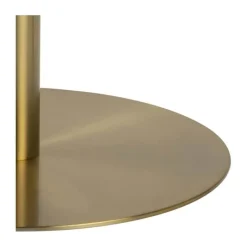 CASA Living Corby Spisebord Ø 105 x H 75 cm - Marmor/metal - Hvid
