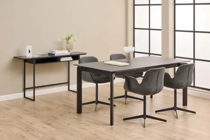 CASA Living Darlington Konsolbord H 77 x B 140 x D 40 cm - Stål - Sort