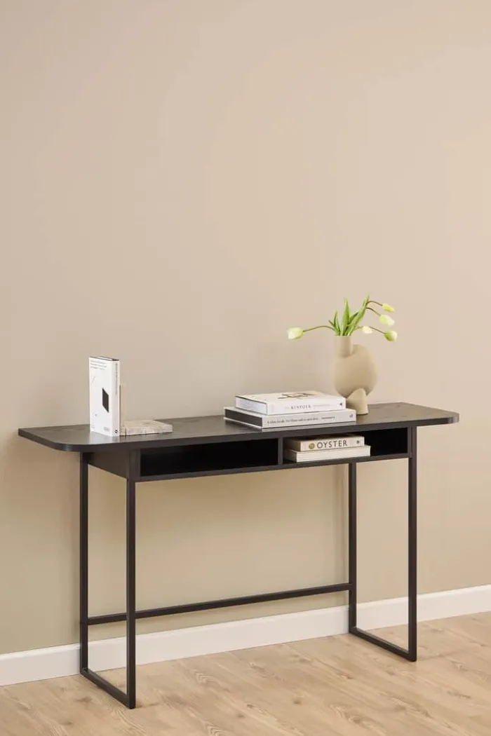 CASA Living Darlington Konsolbord H 77 x B 140 x D 40 cm - Stål - Sort