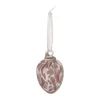 CASA Living Dekorationsæg H 9 cm - Glas - Rosa