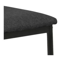 CASA Living Demina Barstol - 2 stk. H 90,5 x B 41 x D 48,5 - Metal/stof - Grå
