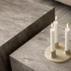 CASA Living Dice Sofabord - 2 stk. H 42 x B 60 x L 100 cm - MDF - Grå