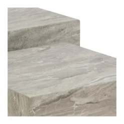 CASA Living Dice Sofabord - 2 stk. H 42 x B 60 x L 100 cm - MDF - Grå
