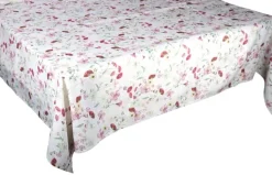 CASA Living Dug B 140 x L 220 cm - Polyester/hør - Rosa