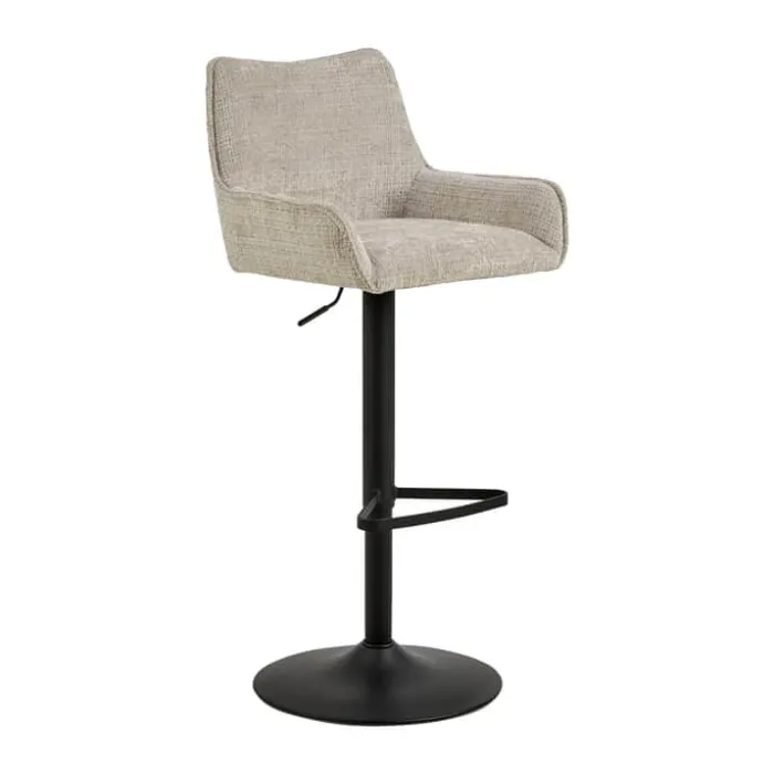 CASA Living Eddie Barstol H 114 x B 51 x L 50,5 cm - Stål/jute - Beige