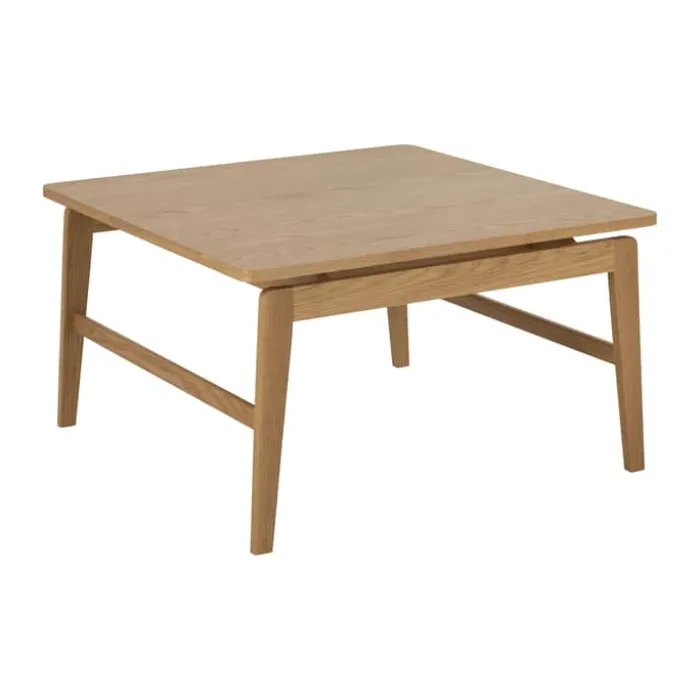 CASA Living Essex Sofabord H 45 x B 80 x D 80 cm - Egetræ - Natur
