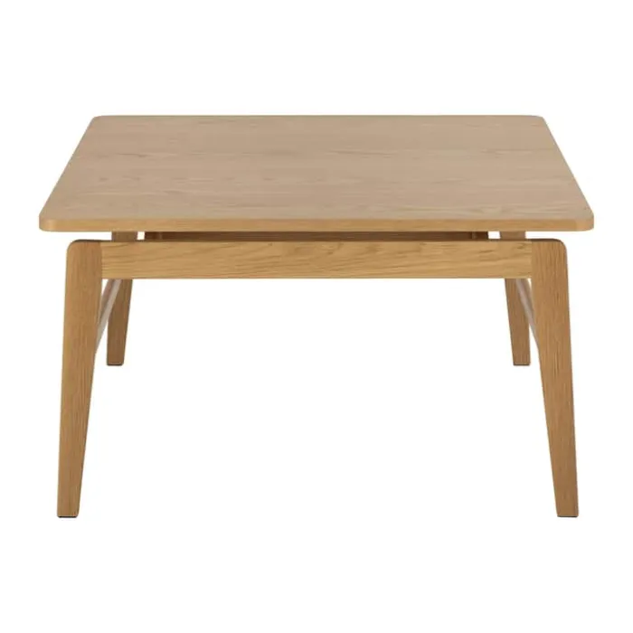 CASA Living Essex Sofabord H 45 x B 80 x D 80 cm - Egetræ - Natur