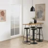 CASA Living Finch Barstol - 2 stk H 80 x B 40 cm - Stof/stål - Grøn