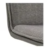 CASA Living Flynn Spisebordsstol H 85 x B 47 x D 59 cm - Stof/stål - Lysegrå
