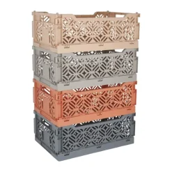 CASA Living Foldekasse B 30 x L 40,5 cm - Plastik - Grey