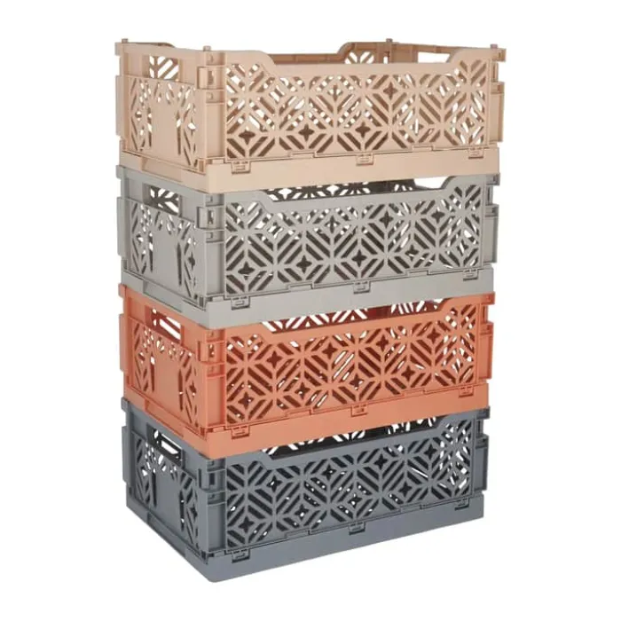 CASA Living Foldekasse B 30 x L 40,5 cm - Plastik - Grey