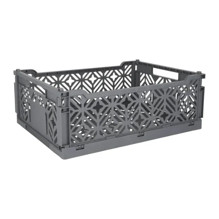 CASA Living Foldekasse B 30 x L 40,5 cm - Plastik - Grey