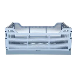 CASA Living Foldekasse B 30 x L 40 cm - Plastik - Blå