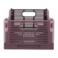 CASA Living Foldekasse B 20,5 x L 30,5 cm - Plastik - Lilla