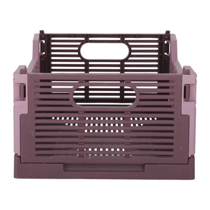 CASA Living Foldekasse B 20,5 x L 30,5 cm - Plastik - Lilla