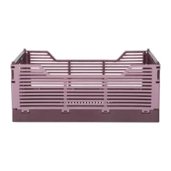 CASA Living Foldekasse B 20,5 x L 30,5 cm - Plastik - Lilla