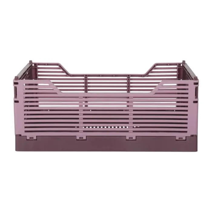 CASA Living Foldekasse B 20,5 x L 30,5 cm - Plastik - Lilla