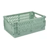 CASA Living Foldekasse H 14 x B 23 x L 35 cm - Plastik - Grøn