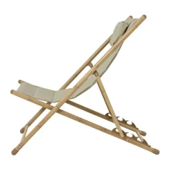 CASA Living Fredericia Liggestol H 98 x B 60x L 111 cm - Metal/Polyester - Grøn