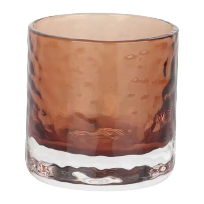 CASA Living Fyrfadsstage H 6,5 cm - Glas - Rav