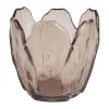 CASA Living Fyrfadsstage H 8 cm - Glas - Rosa