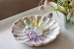 CASA Living Glas påskeæg Ø 4 x H 6 cm - Glas - Gul
