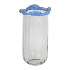 CASA Living Glasvase H 26 cm - Glas - Blå