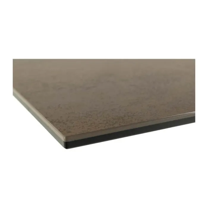 CASA Living Heaven Spisebord H 75,5 x B 160 x L 90 cm - Keramik/metal - Rustbrun lemco/mat sort