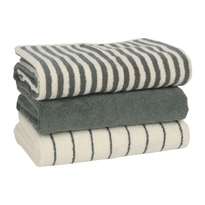 CASA Living Håndklæde B 70 x L 140 cm - Økologisk bomuld - Grøn