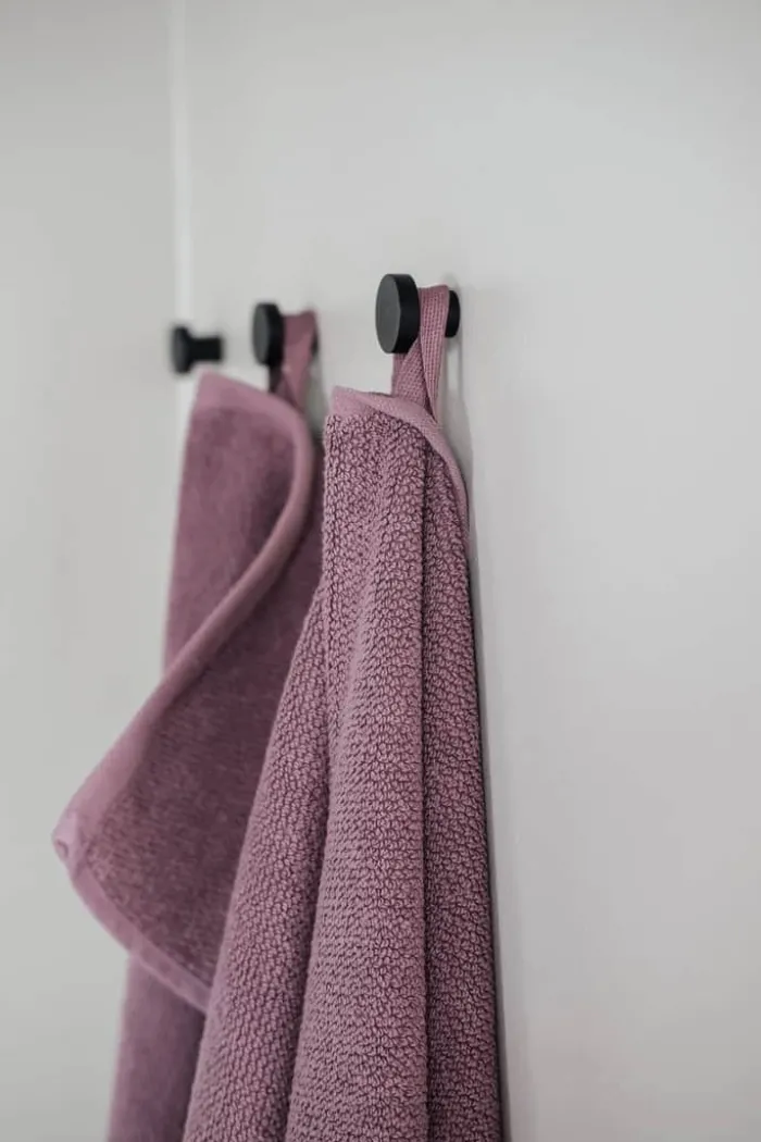 CASA Living Håndklæde B 50 x L 100 cm - Økologisk bomuld - Rosa