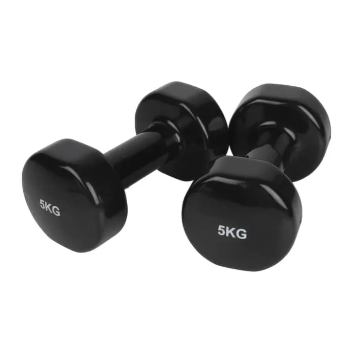 CASA Living Håndvægte - 2 stk. 5 kg - Jern - Sort
