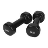 CASA Living Håndvægte - 2 stk. 2 kg - Jern - Sort
