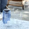 CASA Living Hurricane Lysestage m. hank Ø 12 x H 25 cm - Metal/glas - Hvid