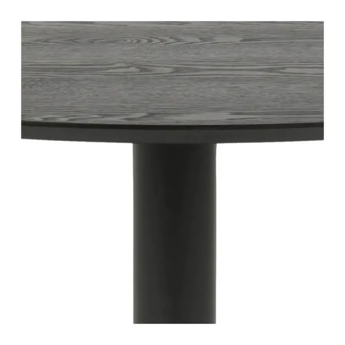 CASA Living Ibiza Spisebord Ø 110 x H 74 cm - Træ/metal - Sort