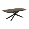 CASA Living Irwine Spisebord H 76 x B 240 x L 100 cm - Keramik/stål - Rustbrun