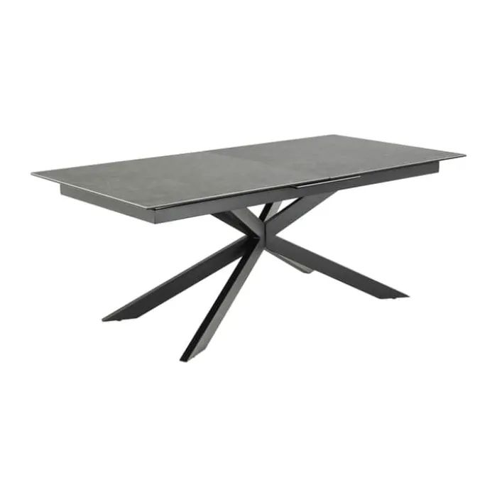 CASA Living Irwine Spisebord H 76 x B 240 x L 100 cm - Keramik/stål - Sort