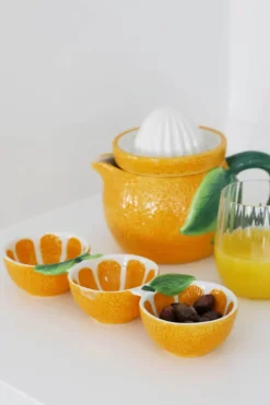 CASA Living Juicerkande H 12 cm - Dolomit - Orange