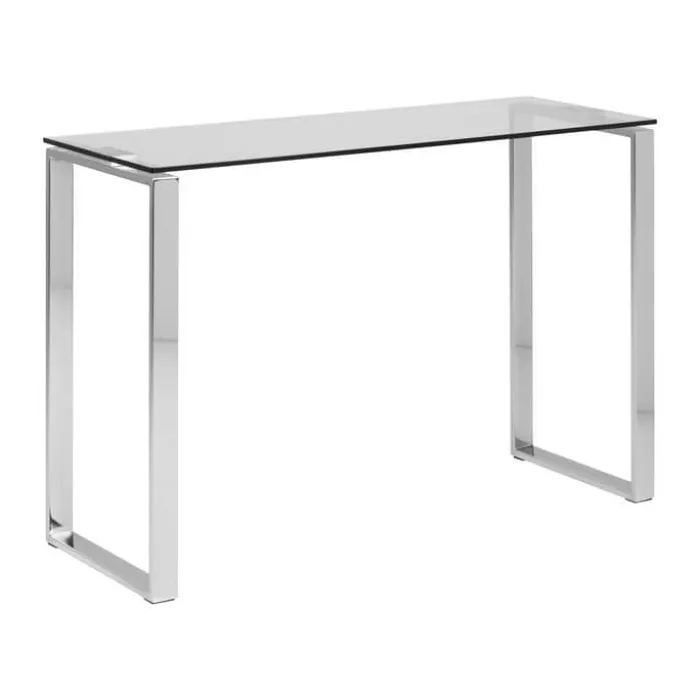 CASA Living Katrine Konsolbord H 76 x B 40 x L 110 cm - Glas/stål - Klar