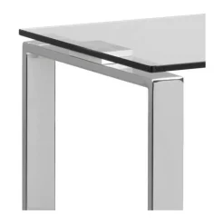 CASA Living Katrine Konsolbord H 76 x B 40 x L 110 cm - Glas/stål - Klar