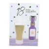 CASA Living Kort - Tillykke 18 år H 17 x B 11,5 cm - Papir - Lilla