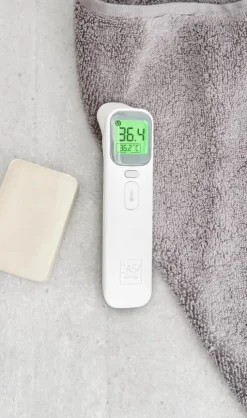 CASA Living Kropstermometer 2-i-1: temperaturværdier for pande & ører