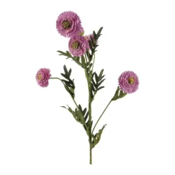 CASA Living Kunstig blomst - Krysantemum H 69 cm - Polyester - Lilla