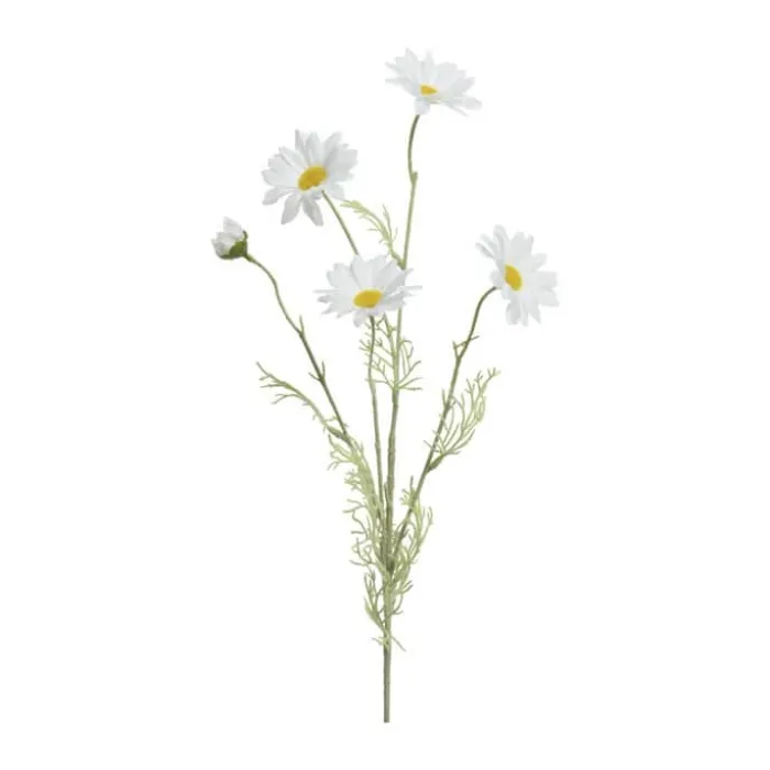 CASA Living Kunstig Blomst - Marguerit H 78 cm - Polyester - Hvid