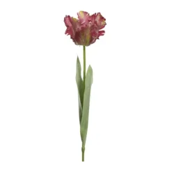 CASA Living Kunstig Blomst - Papegøjetulipan H 68 cm - Polyester - Lyserød