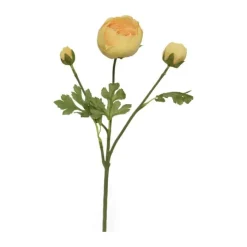 CASA Living Kunstig Blomst - Ranunkel H 51 cm - Polyester - Gul