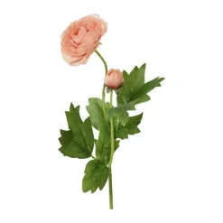 CASA Living Kunstig Blomst - Ranunkel H 57 cm - Polyester - Peach