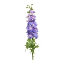 CASA Living Kunstig Blomst - Ridderspore H 81 cm - Polyester - Lilla