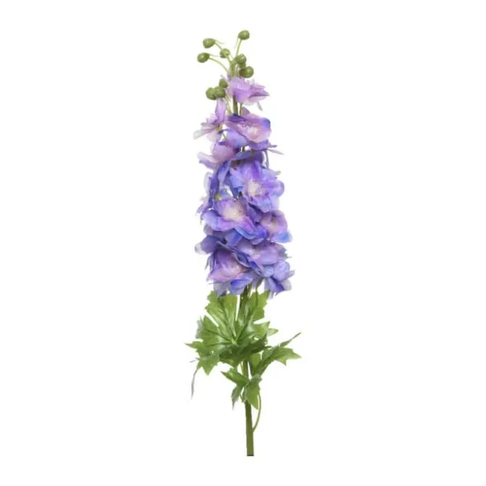 CASA Living Kunstig Blomst - Ridderspore H 81 cm - Polyester - Lilla