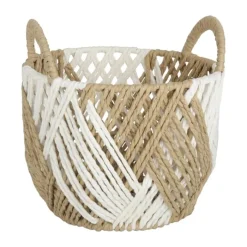 CASA Living Kurv Ø 20 x H 20 cm - Papirgarn - Natur